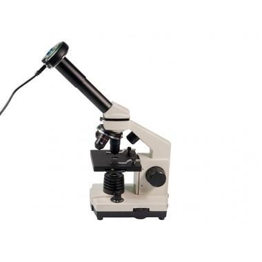 Микроскоп Микромед "Эврика" школьный 40х-1280х с видеоокуляром в кейсе