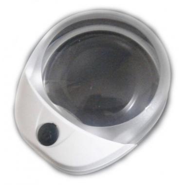 Лупа Kromatech настольная контактная 10x, 60 мм, с подсветкой (1 LED) PW6010C