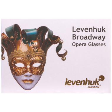 Бинокль Levenhuk Broadway 325F (золотой, с подсветкой и цепочкой)