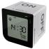 Часы настольные Bresser FlipMe Alarm Clock, серебристые