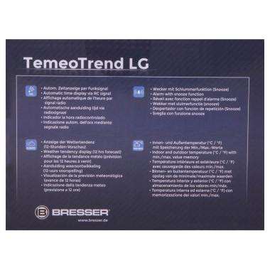 Метеостанция Bresser TemeoTrend LG с радиоуправлением, черная