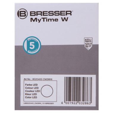 Часы настольные Bresser MyTime W Color LED, черные