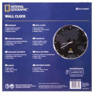 Часы настенные Bresser National Geographic 30 см