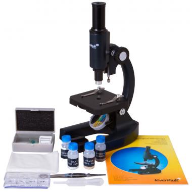 Микроскоп Levenhuk 3S NG (в комплекте набор для опытов)