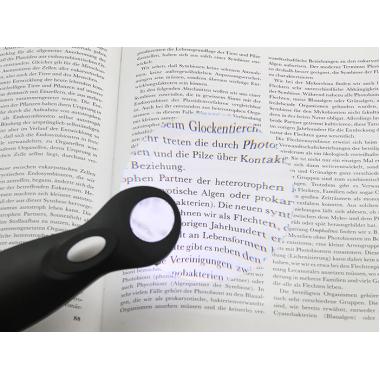 Лупа с ручкой и подсветкой Veber 789-90, 3х-6х, 90 мм